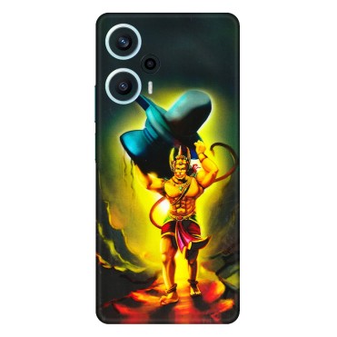 POCO Phone Skins (All Models) - Hanuman Ji - 3D Embossed Finish (L-128) Poco F5 (5G)