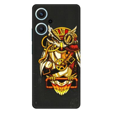 POCO Phone Skins (All Models) - Classy Smart Owl - 3D Embossed Finish (L-144) Poco F5 (5G)