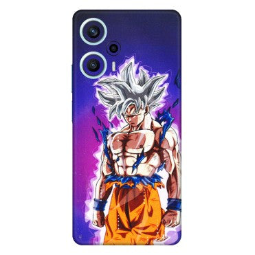 POCO Phone Skins (All Models) - Goku Purple Anime - 3D Embossed Finish (L-147) Poco F5 (5G)
