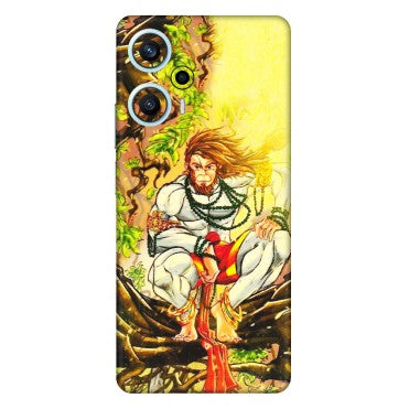 POCO Phone Skins (All Models) - Lord Hanuman - 3D Embossed Finish (L-152) Poco F5 (5G)