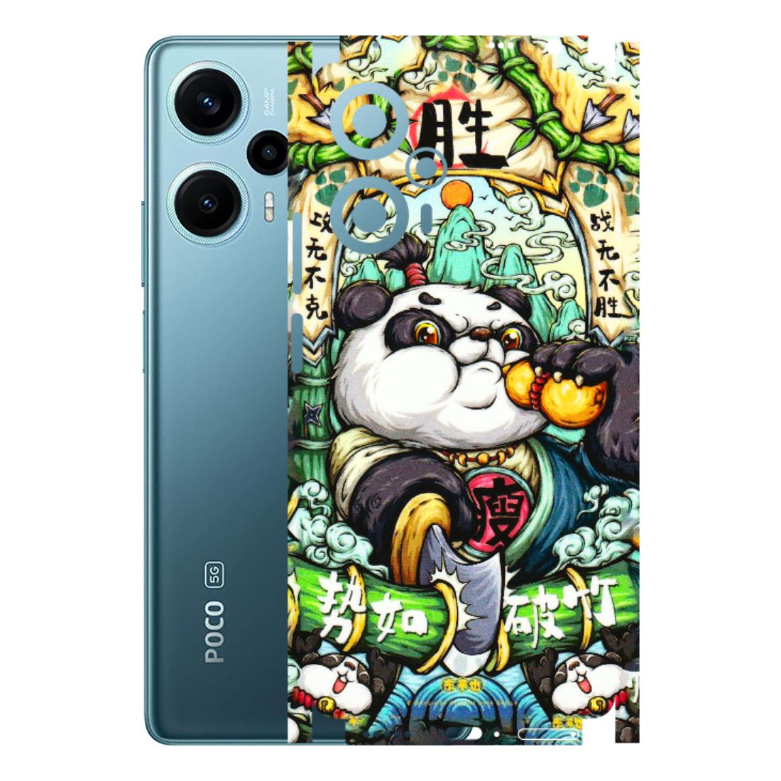 POCO Phone Skins (All Models) - Royal Rich Panda - 3D Embossed Finish (L-170) Poco F5 (5G)