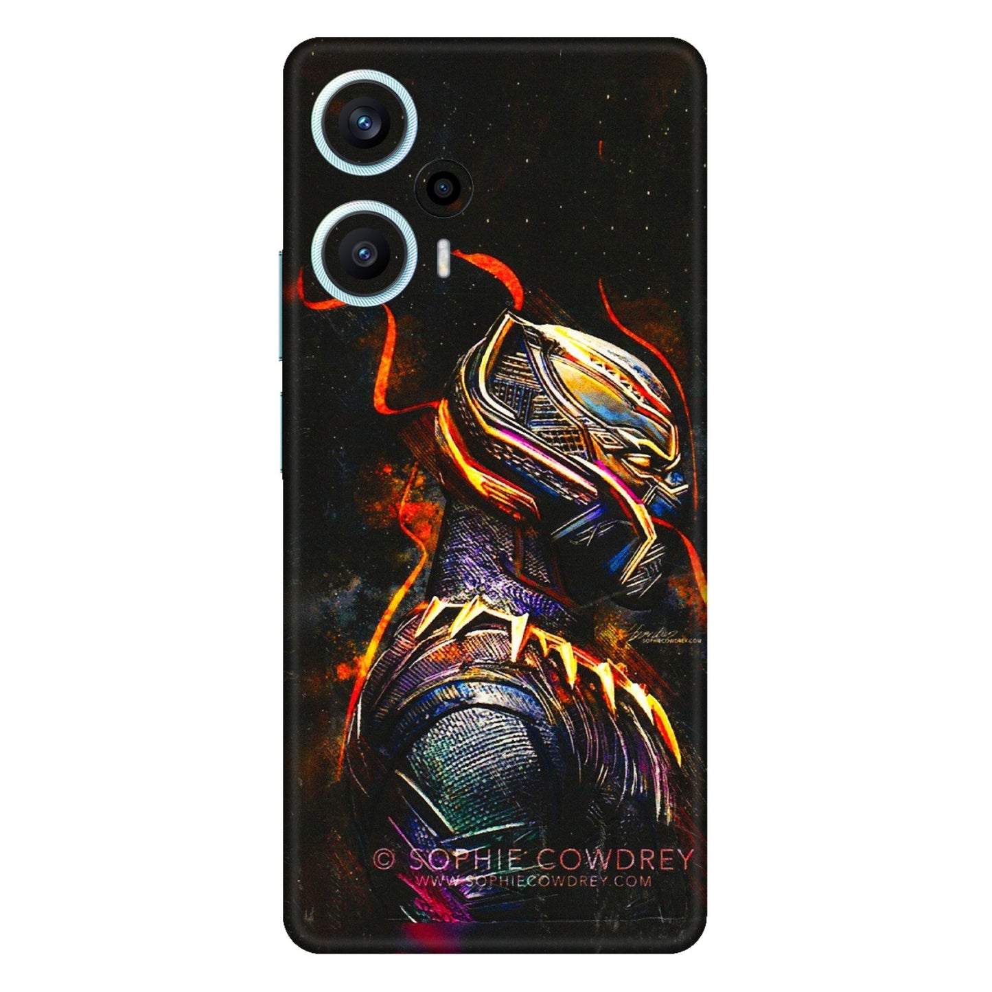 POCO Phone Skins (All Models) - Black Panther - 3D Embossed Finish (L-190) Poco F5 (5G)