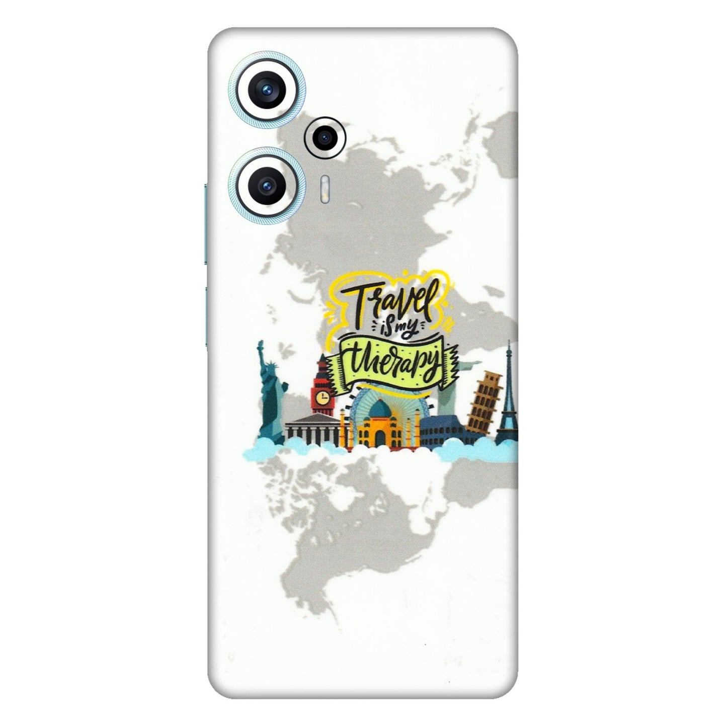 POCO Phone Skins (All Models) - Travel Therapy - 3D Embossed Finish (L-199) Poco F5 (5G)