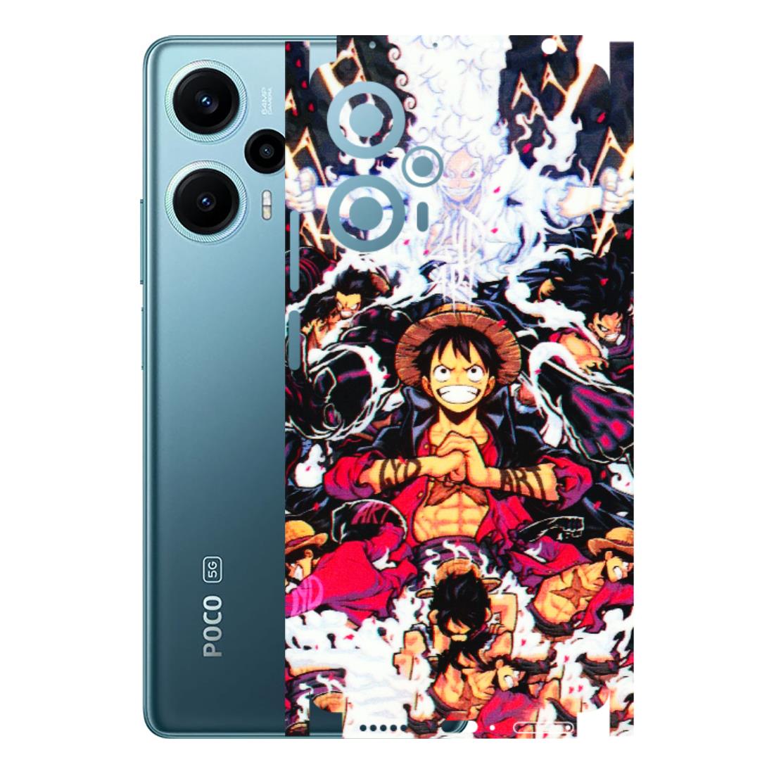 POCO Phone Skins (All Models) - Luffy Anime Character - 3D Embossed Finish (L-203) Poco F5 (5G)