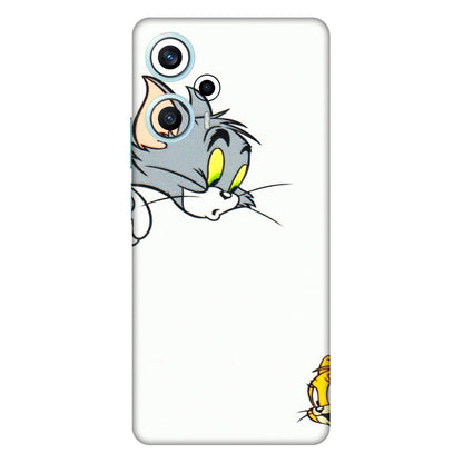 POCO Phone Skins (All Models) - Cute Tom And Jerry - 3D Embossed Finish (L-220) Poco F5 (5G)