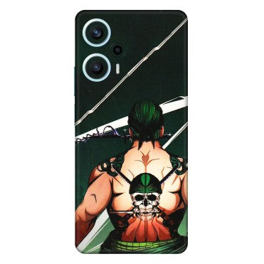 POCO Phone Skins (All Models) - Zoro Anime - 3D Embossed Finish (L-23) Poco F5 (5G)