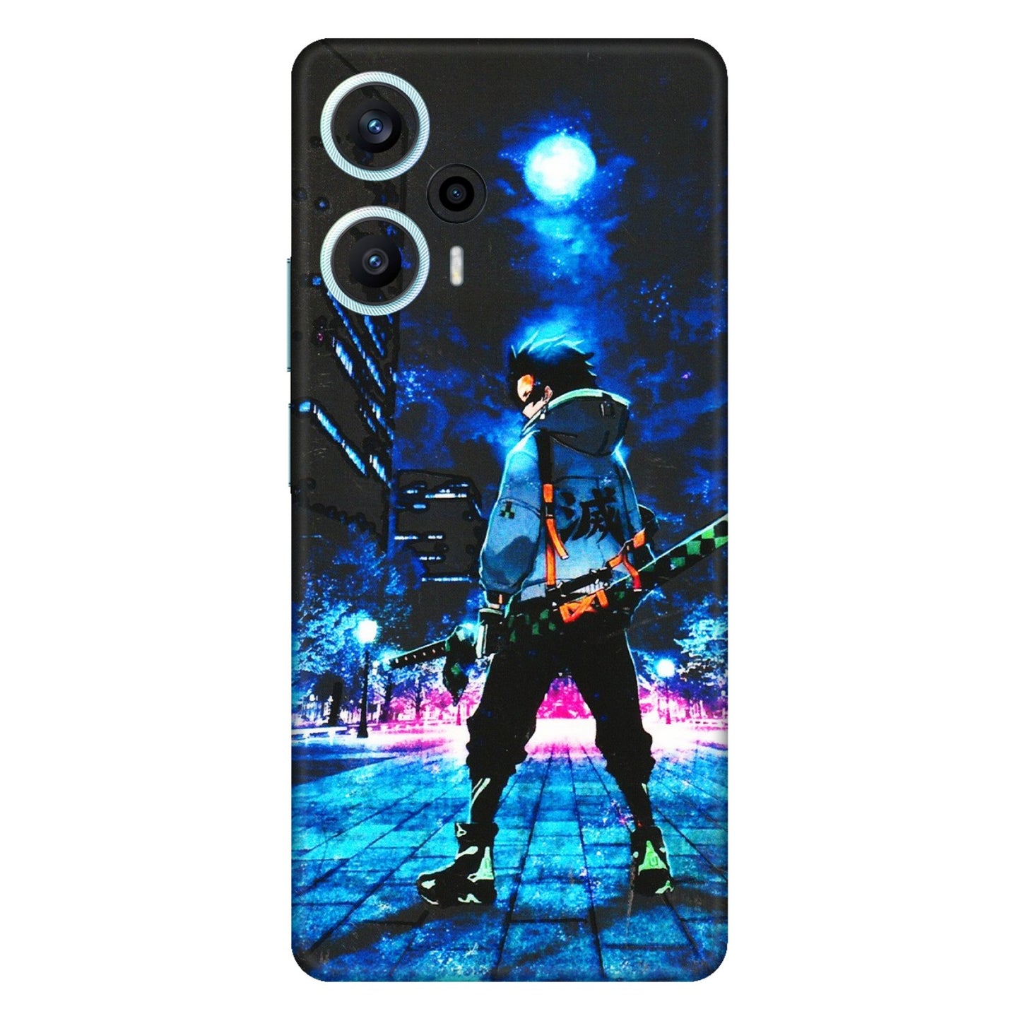 POCO Phone Skins (All Models) - Demon Slayer Sword - 3D Embossed Finish (L-247) Poco F5 (5G)