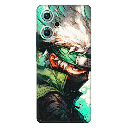 POCO Phone Skins (All Models) - Kakashi Side Profile - 3D Embossed Finish (L-249) Poco F5 (5G)