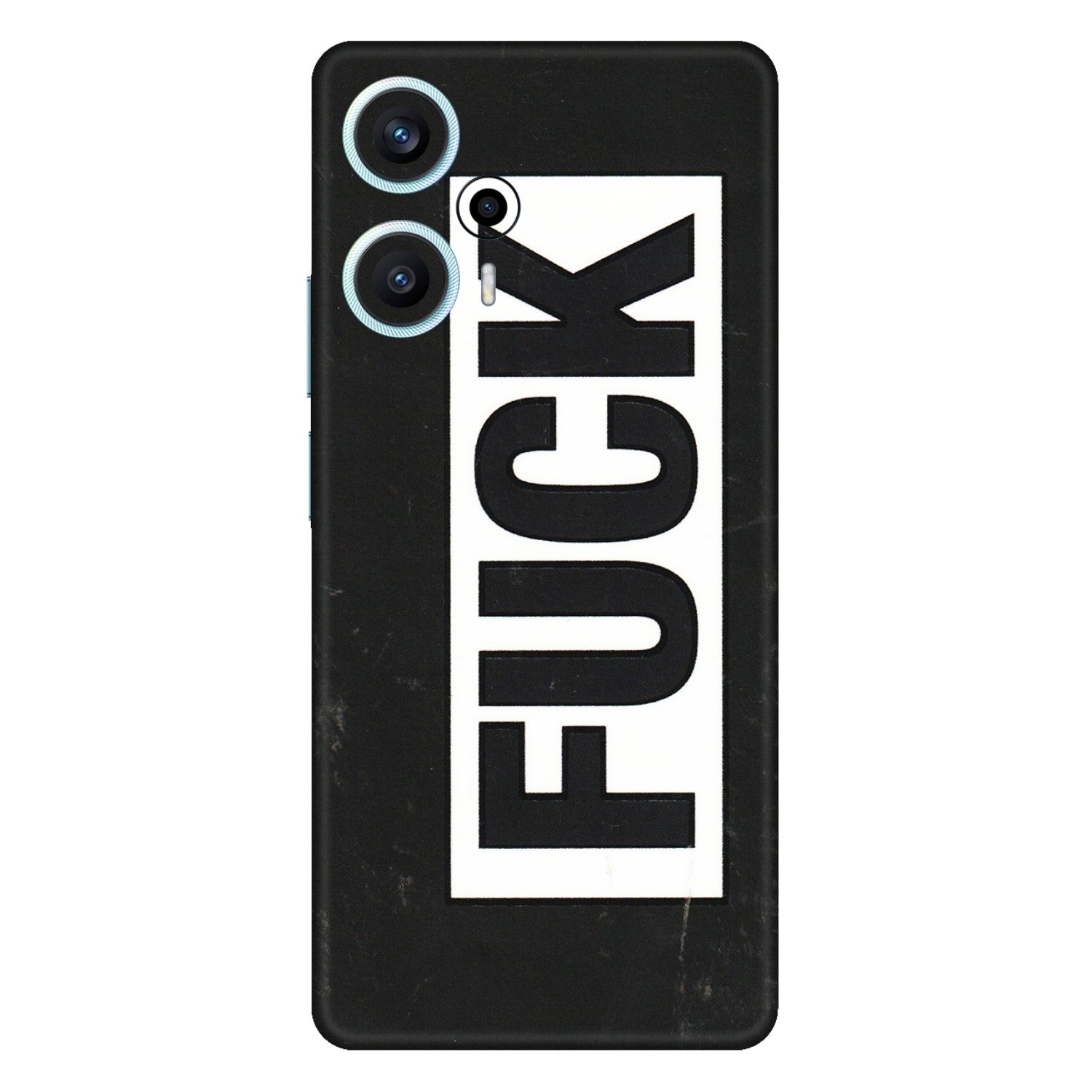 POCO Phone Skins (All Models) - The F Word - 3D Embossed Finish (L-255) Poco F5 (5G)