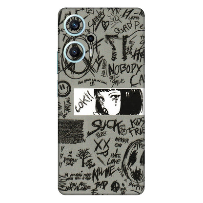 POCO Phone Skins (All Models) - Never Have Love Anime - 3D Embossed Finish (L-260) Poco F5 (5G)