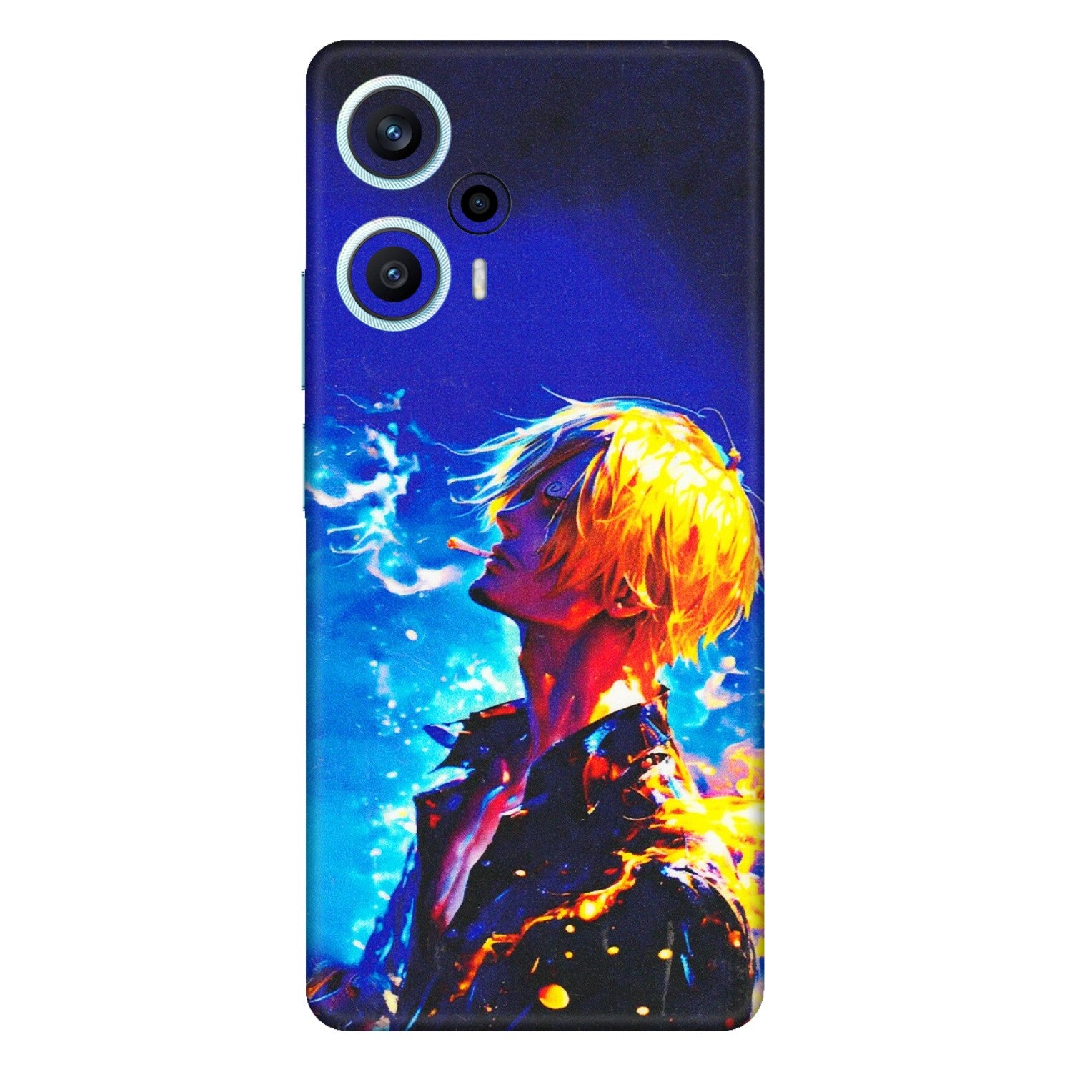 POCO Phone Skins (All Models) - Sanji Vinsmoke One Piece - 3D Embossed Finish (L-319) Poco F5 (5G)