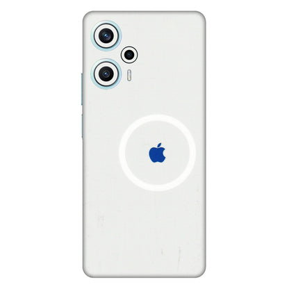 POCO Phone Skins (All Models) - iPhone Magsafe Logo - 3D Embossed Finish (L-320) Poco F5 (5G)