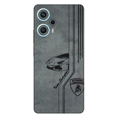 POCO Phone Skins (All Models) - New Lamborgini Aventador - 3D Embossed Finish (L-321) Poco F5 (5G)