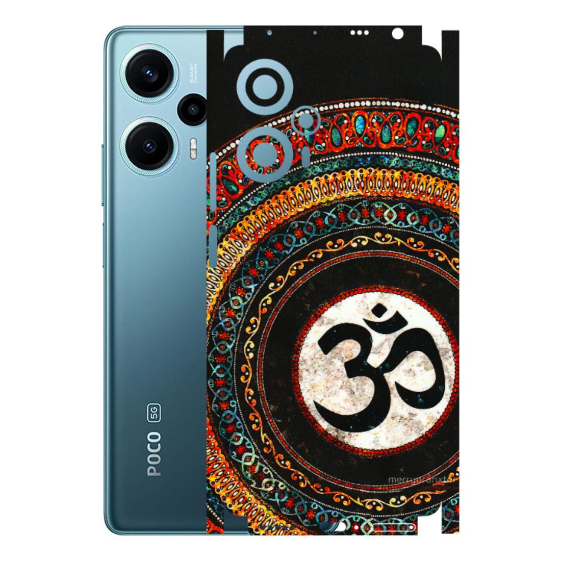 POCO Phone Skins (All Models) - Aum Chant Abstract - 3D Embossed Finish (L-42) Poco F5 (5G)