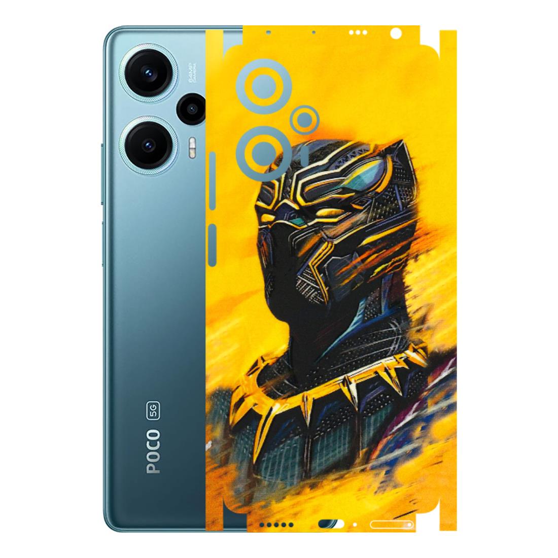 POCO Phone Skins (All Models) - Yellow Panther - 3D Embossed Finish (L-54) Poco F5 (5G)