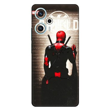 POCO Phone Skins (All Models) - Deadpool - 3D Embossed Finish (L-56) Poco F5 (5G)