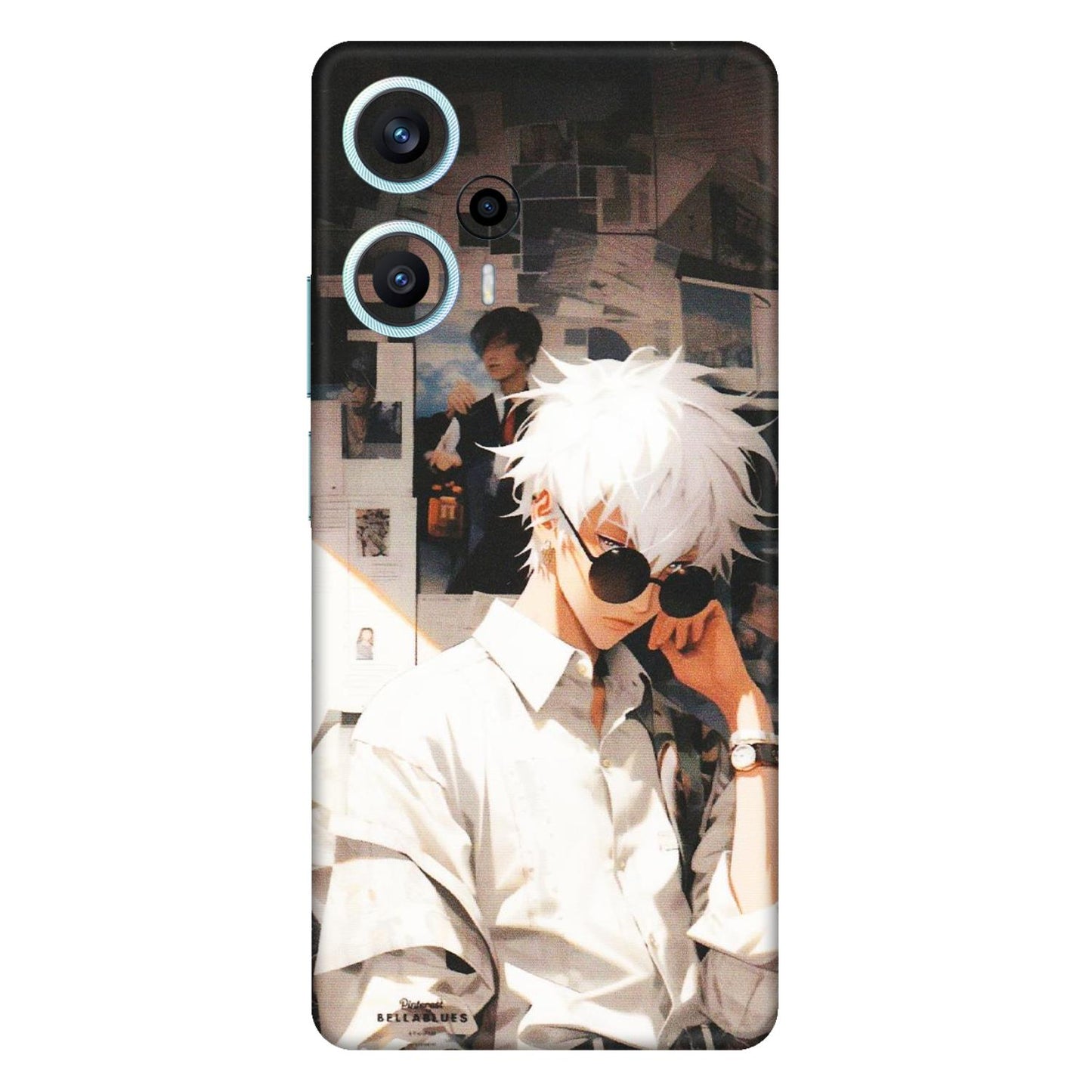 POCO Phone Skins (All Models) - Gojo Satoru Jujustu Kaisen Anime - Matte Finish (M-156) Poco F5 (5G)