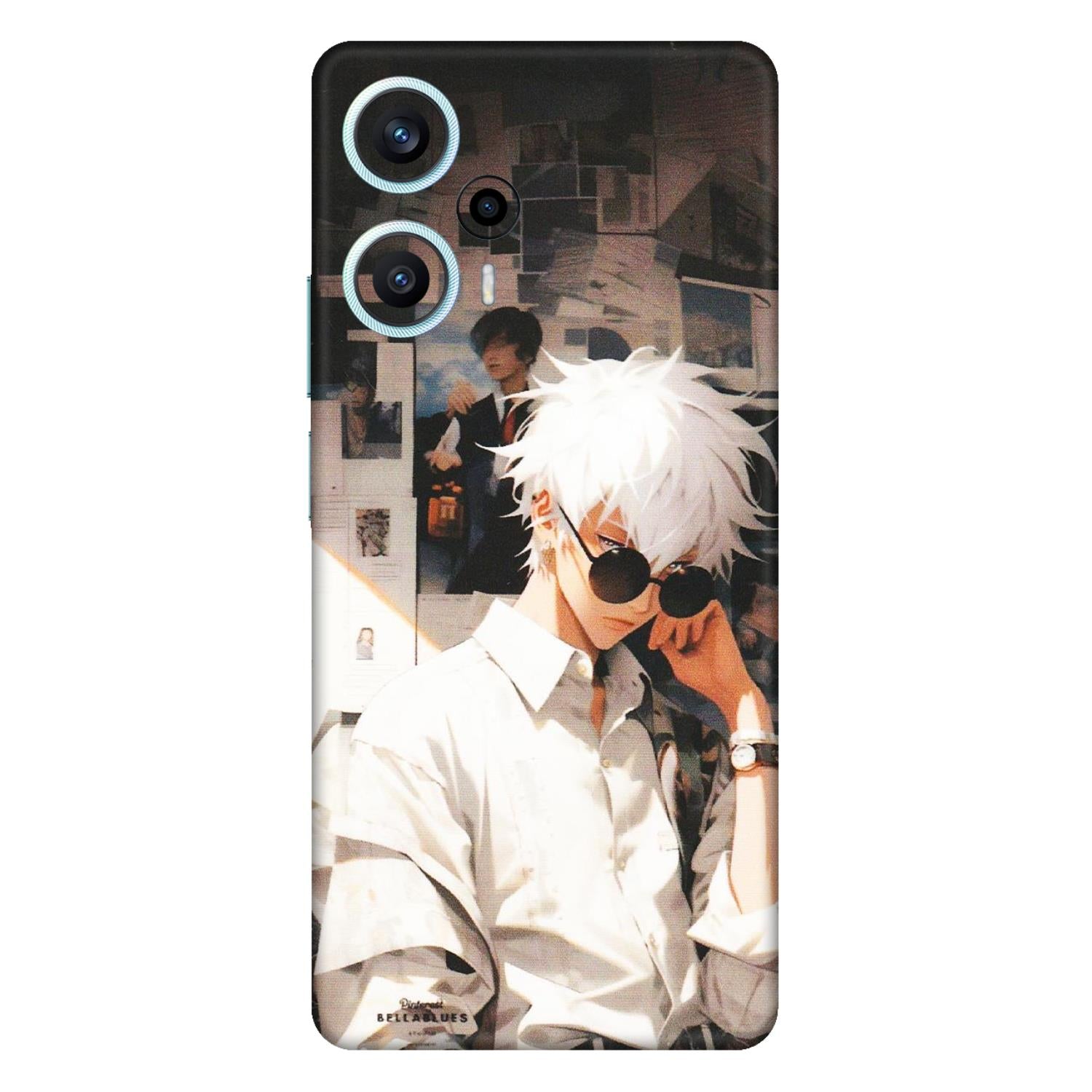 POCO Phone Skins (All Models) - Gojo Satoru Jujustu Kaisen Anime - Matte Finish (M-156) Poco F5 (5G)