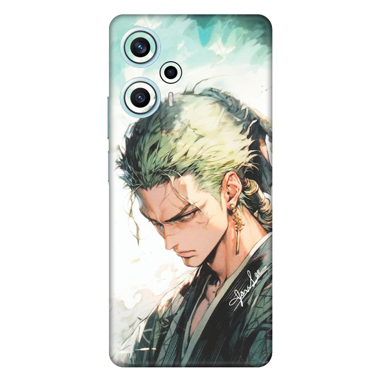 POCO Phone Skins (All Models) - Pirate Hunter One Piece Anime - Matte Finish (M-157) Poco F5 (5G)