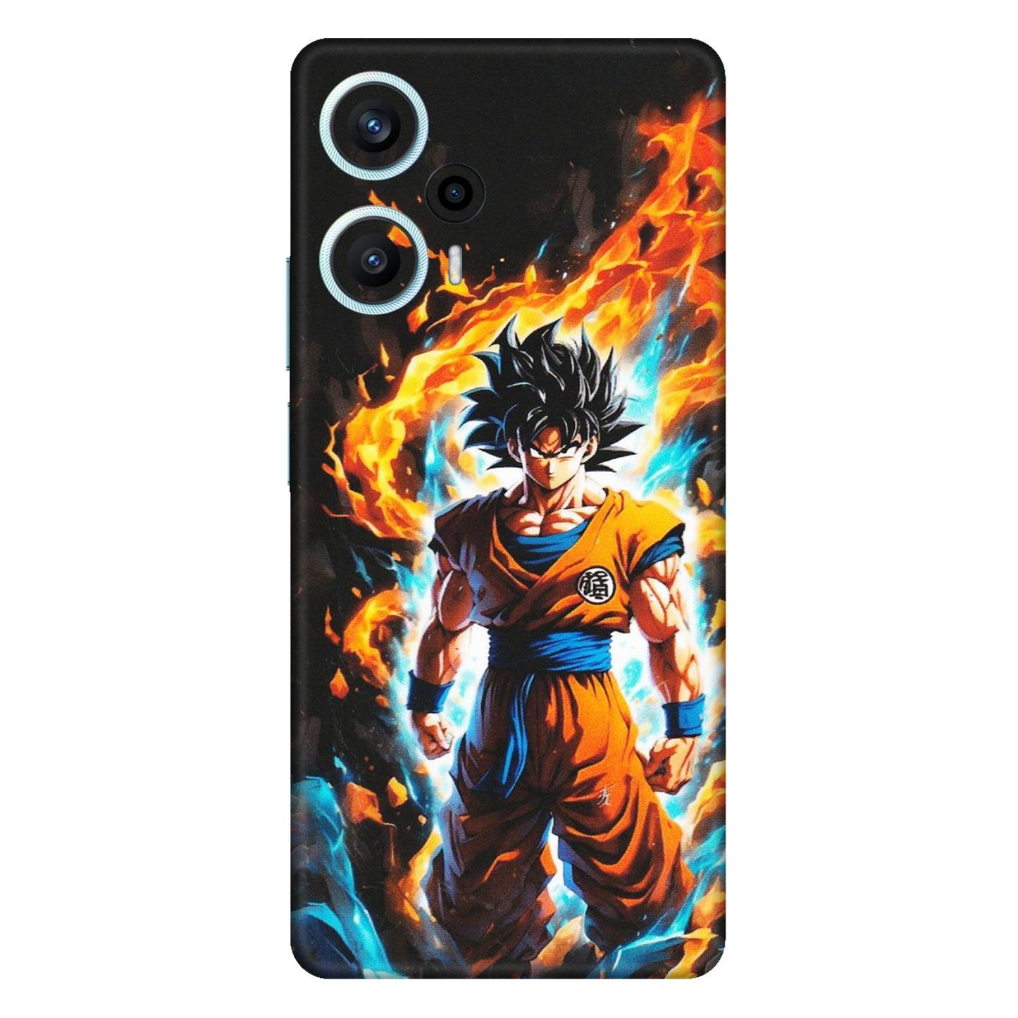 POCO Phone Skins (All Models) - Goku Transformation Anime - Matte Finish (M-159) Poco F5 (5G)