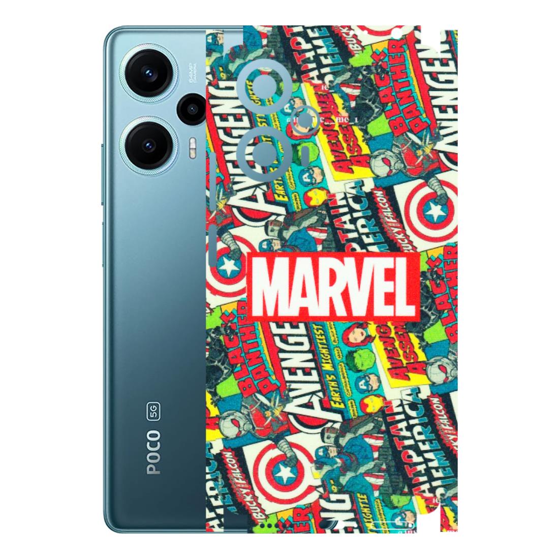 POCO Phone Skins (All Models) - Marvel Comic Lover - Matte Finish (M-30) Poco F5 (5G)