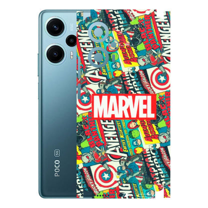 POCO Phone Skins (All Models) - Marvel Comic Lover - Matte Finish (M-30) Poco F5 (5G)