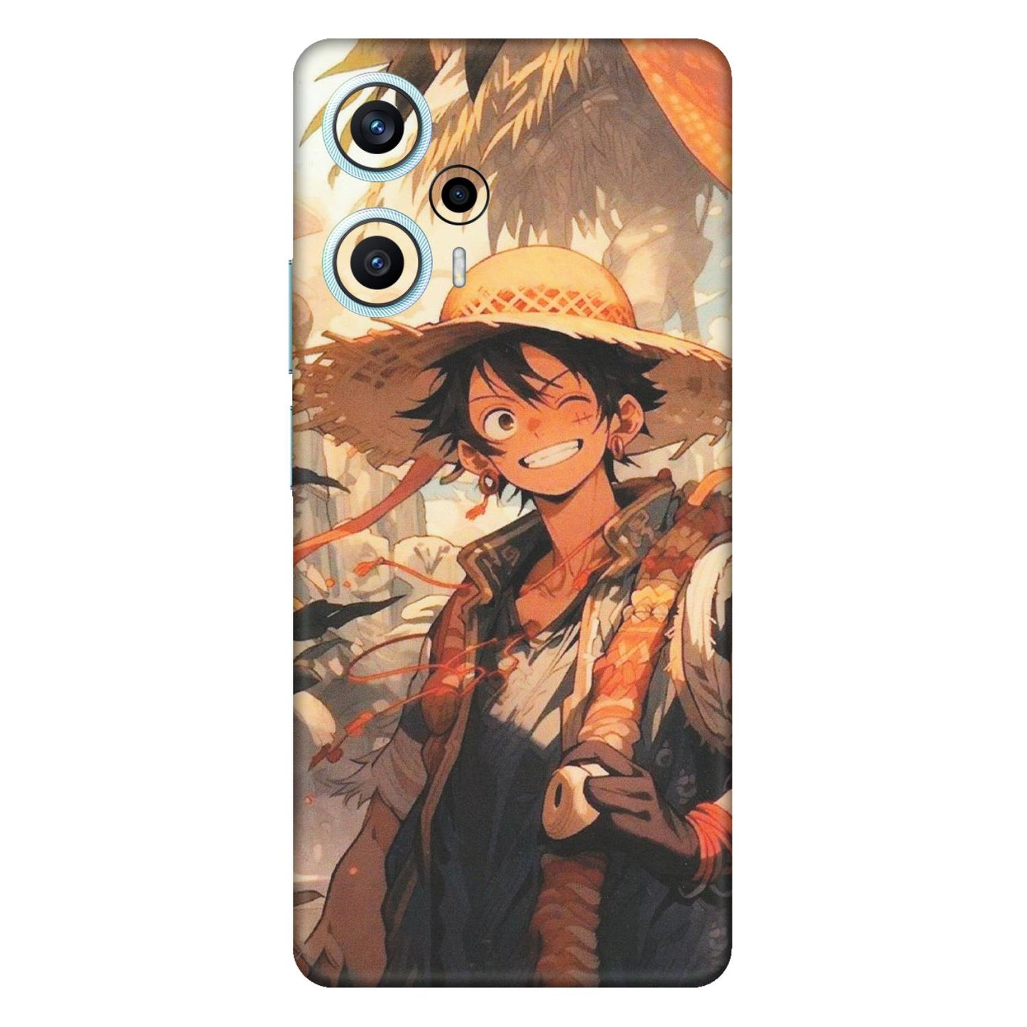 POCO Phone Skins (All Models) - Anime Character Smile - Matte Finish (M-33) Poco F5 (5G)