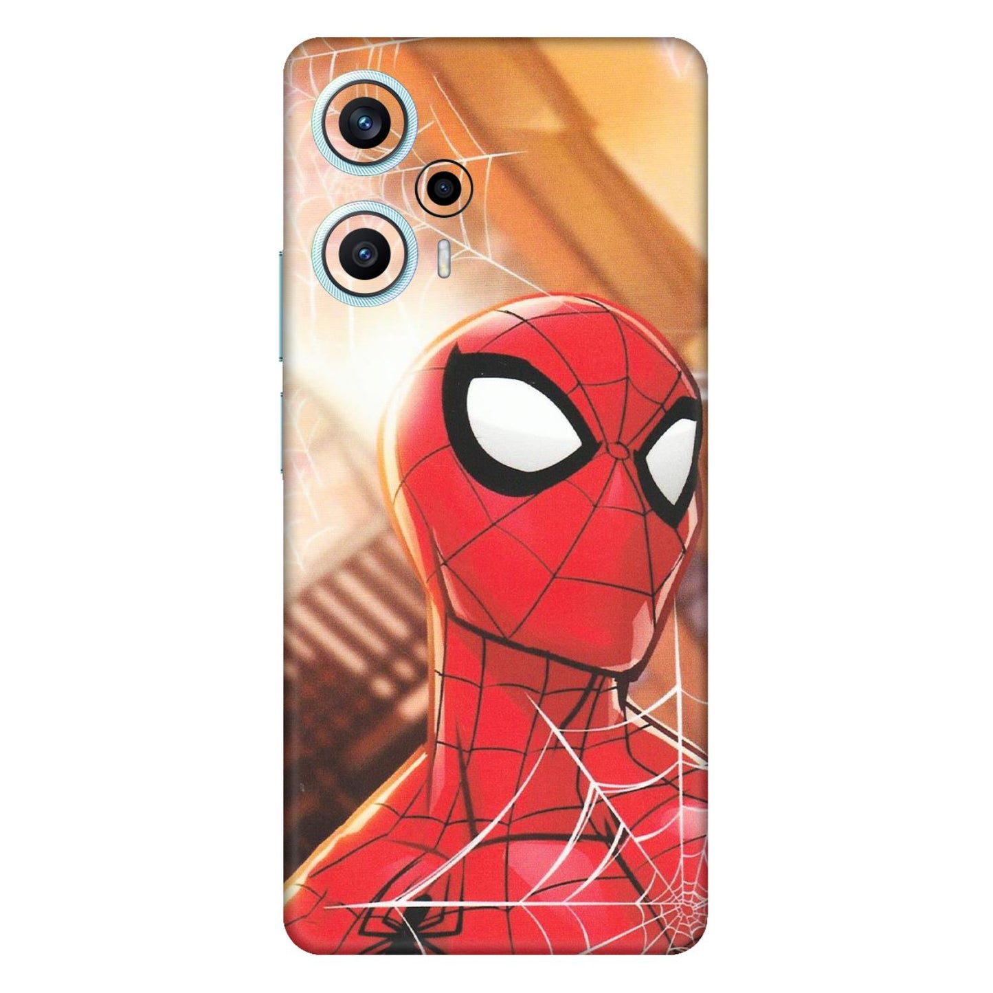 POCO Phone Skins (All Models) - Spiderman Face New - Matte Finish (M-41) Poco F5 (5G)