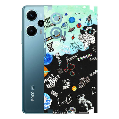 POCO Phone Skins (All Models) - Living In A Space Dream - Matte Finish (M-46) Poco F5 (5G)