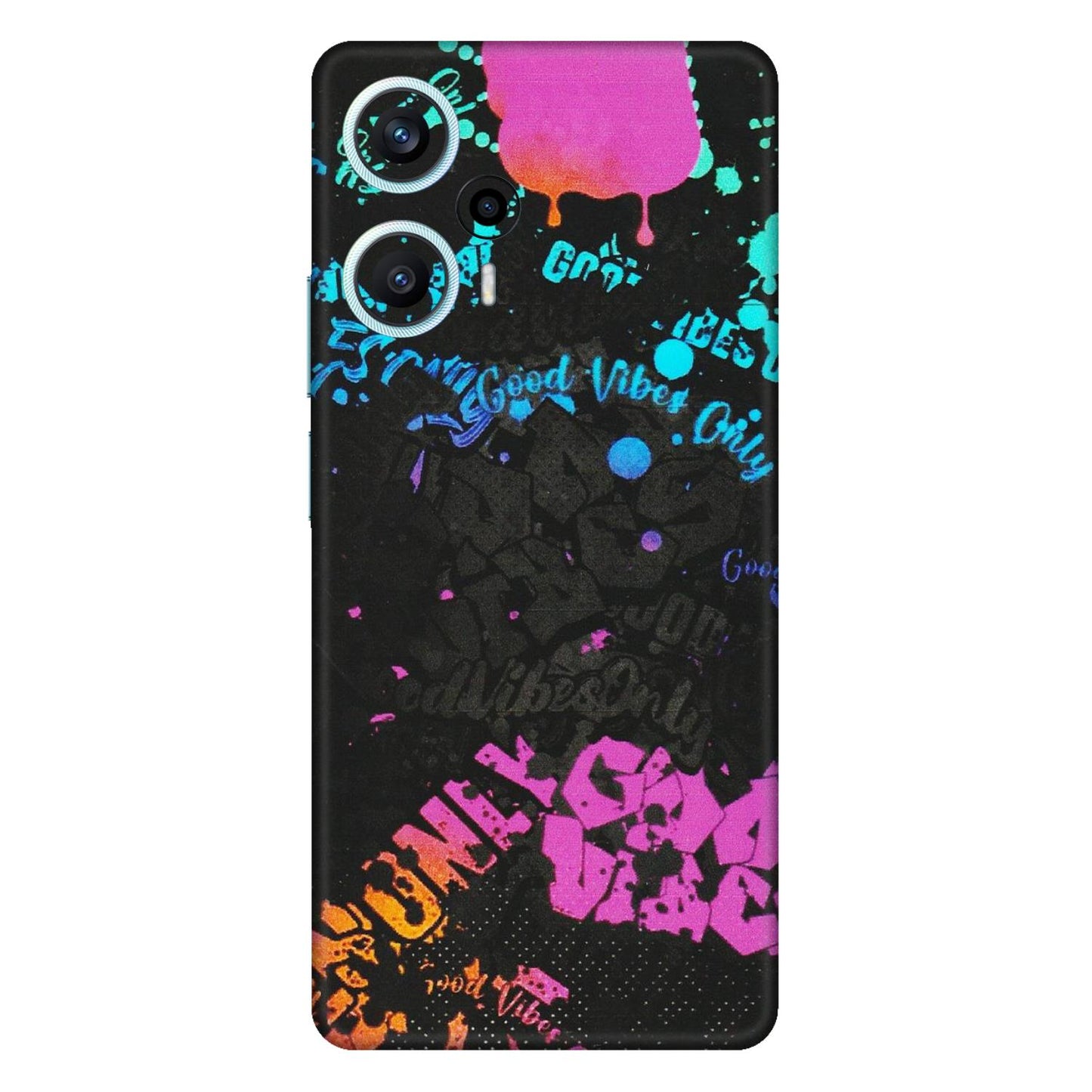 POCO Phone Skins (All Models) - Majestic Black Vibes - Matte Finish (M-62) Poco F5 (5G)
