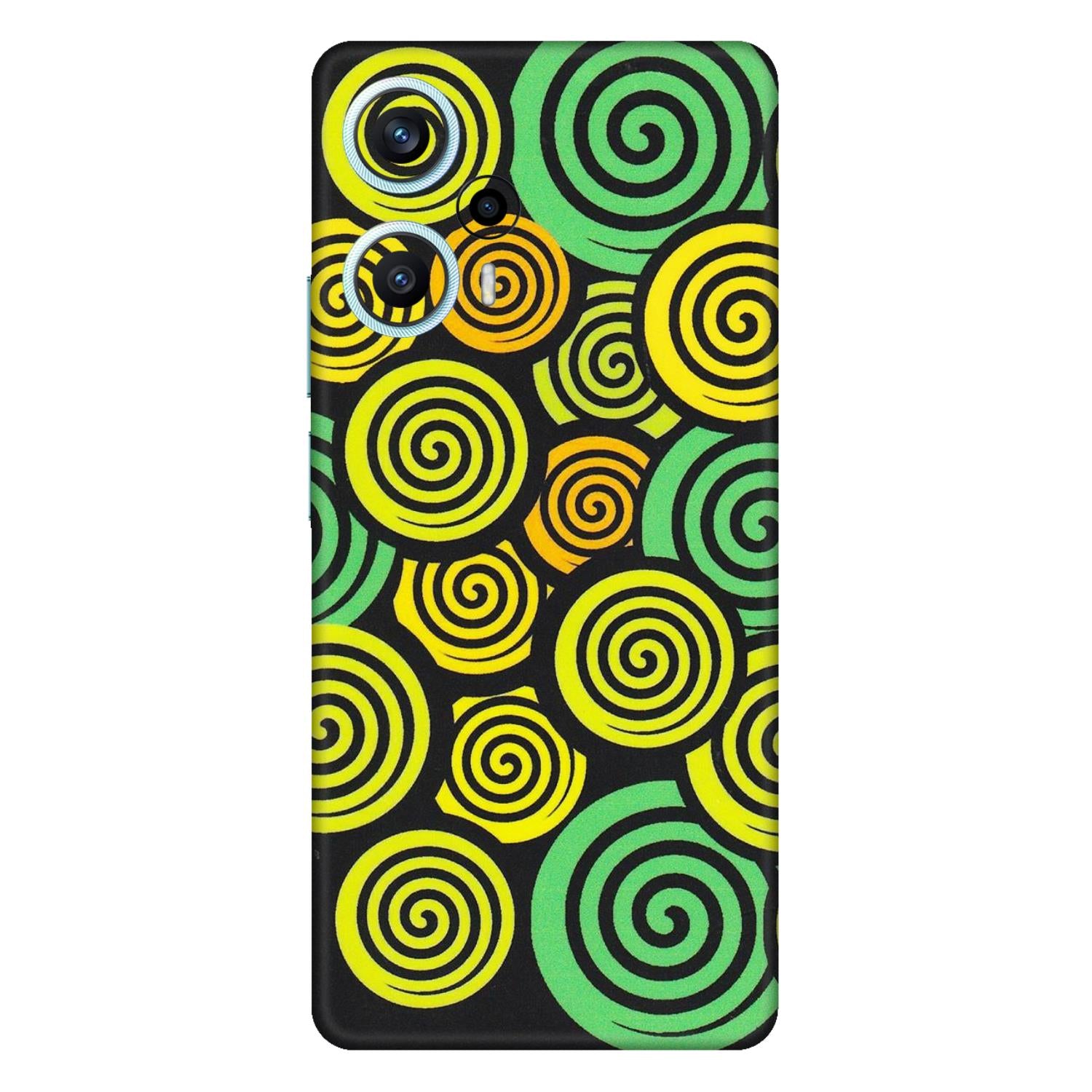 POCO Phone Skins (All Models) - Crazy Spiral - Matte Finish (M-91) Poco F5 (5G)