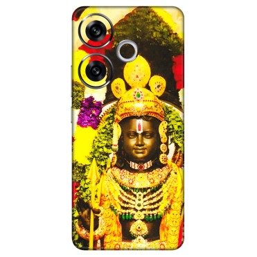 POCO Phone Skins (All Models) - Ram Lalla Ayodhya - 3D Embossed Finish (L-103) Poco F6 (5G)
