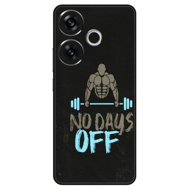 POCO Phone Skins (All Models) - Gym Lover - 3D Embossed Finish (L-127) Poco F6 (5G)