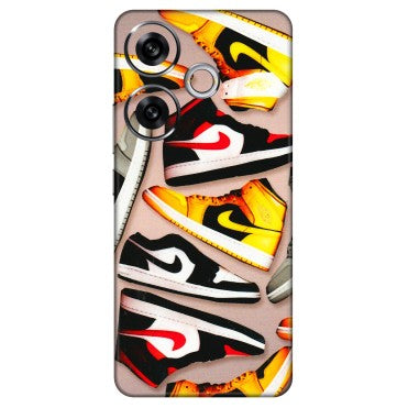 POCO Phone Skins (All Models) - Sneaker Lover - 3D Embossed Finish (L-135) Poco F6 (5G)