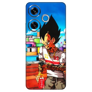 POCO Phone Skins (All Models) - Vegeta - 3D Embossed Finish (L-136) Poco F6 (5G)
