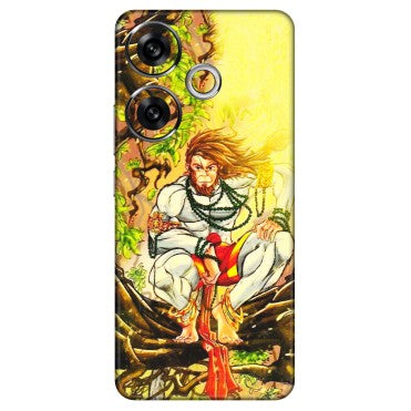 POCO Phone Skins (All Models) - Lord Hanuman - 3D Embossed Finish (L-152) Poco F6 (5G)