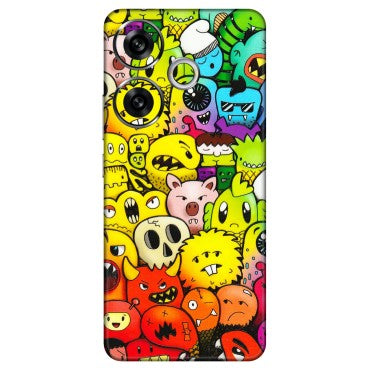 POCO Phone Skins (All Models) - Angry Funkies - 3D Embossed Finish (L-169) Poco F6 (5G)
