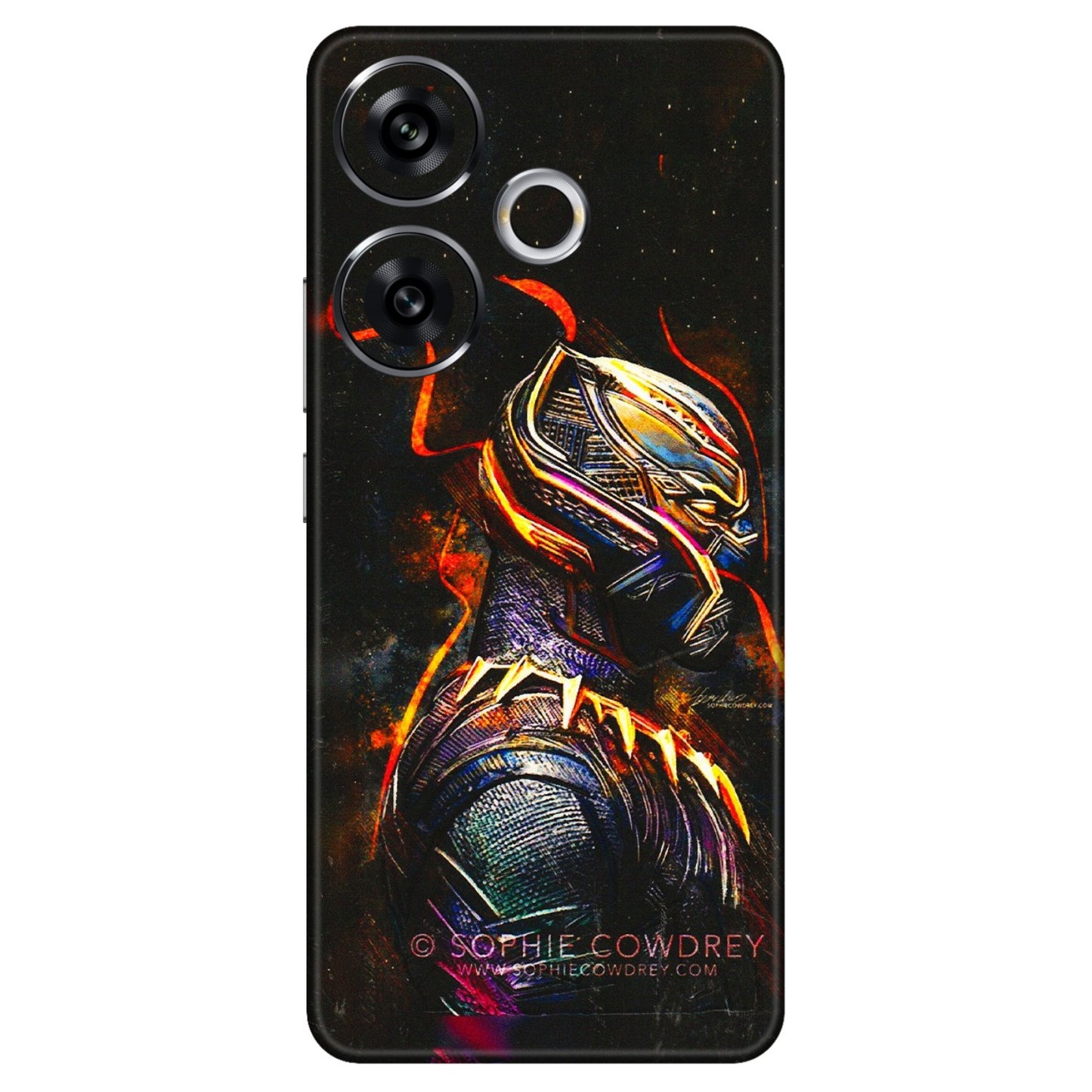POCO Phone Skins (All Models) - Black Panther - 3D Embossed Finish (L-190) Poco F6 (5G)