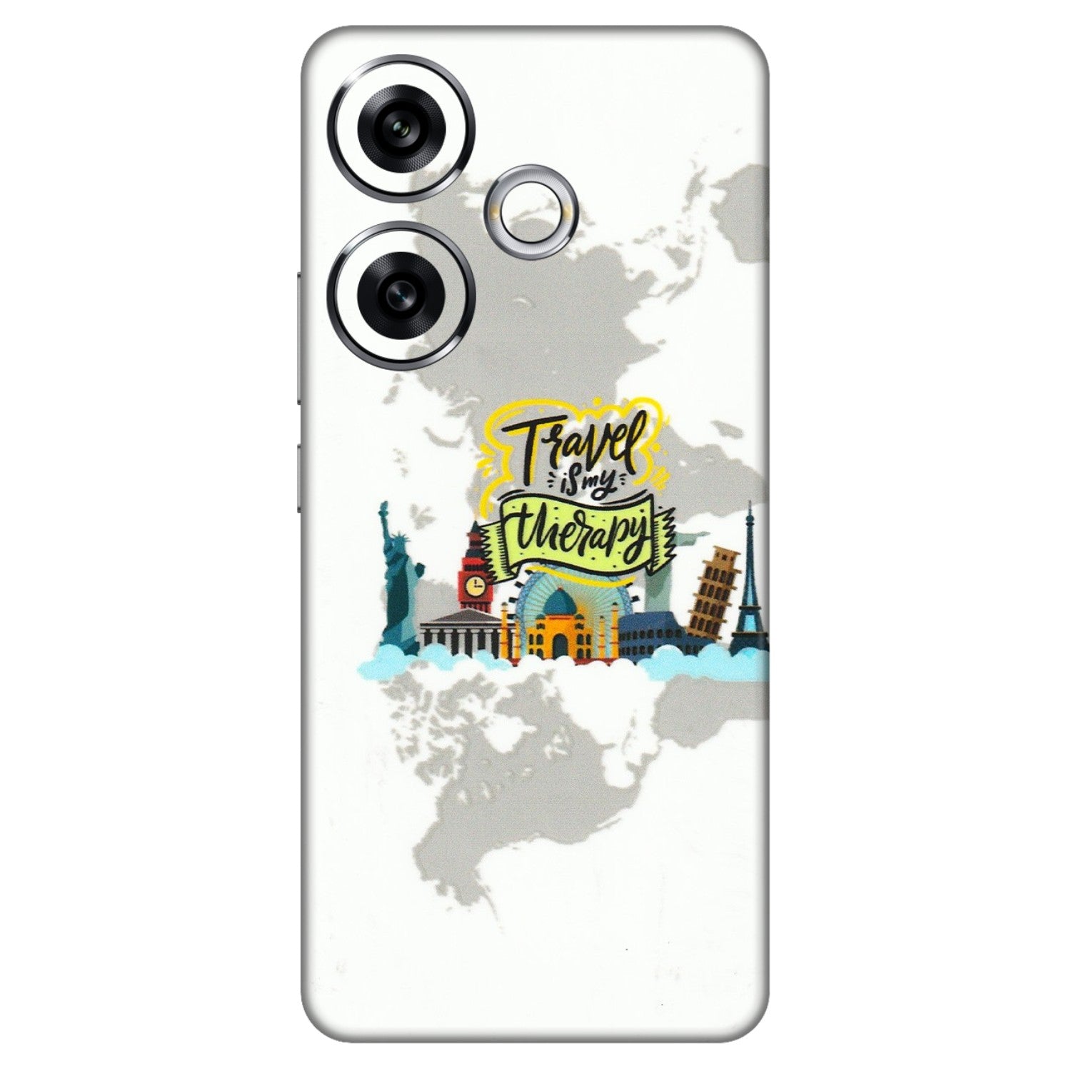 POCO Phone Skins (All Models) - Travel Therapy - 3D Embossed Finish (L-199) Poco F6 (5G)