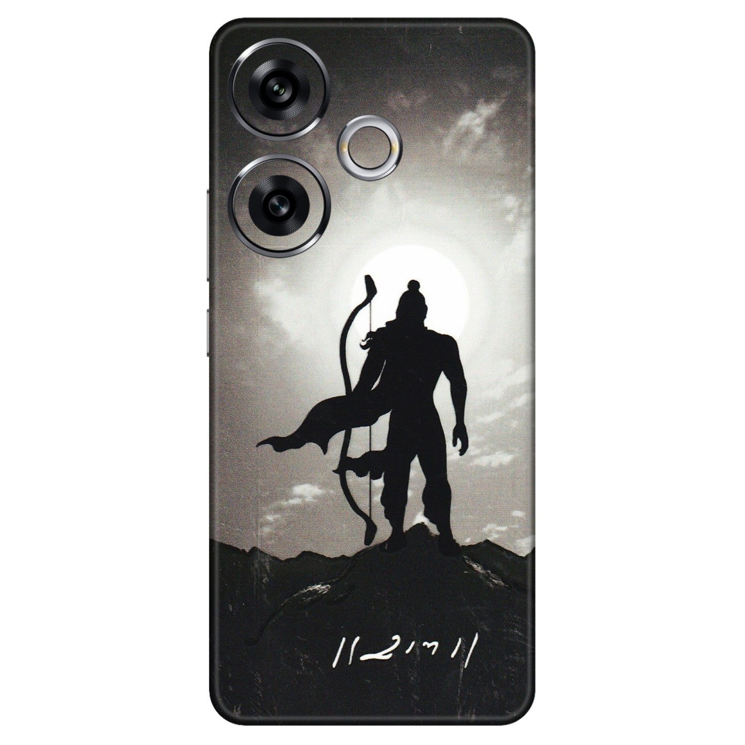 POCO Phone Skins (All Models) - Jai Siya Ram - 3D Embossed Finish (L-200) Poco F6 (5G)