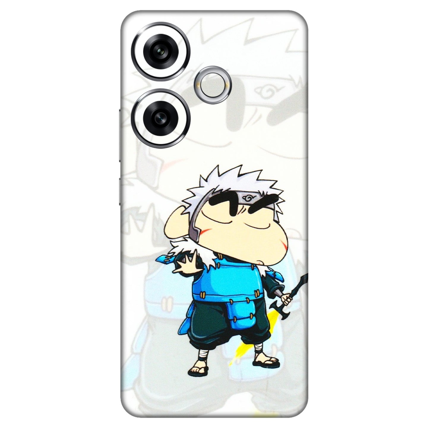 POCO Phone Skins (All Models) - Angry Young Shinchan - 3D Embossed Finish (L-226) Poco F6 (5G)
