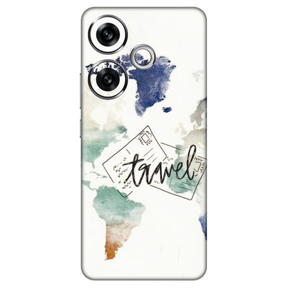 POCO Phone Skins (All Models) - Travel The World - 3D Embossed Finish (L-232) Poco F6 (5G)