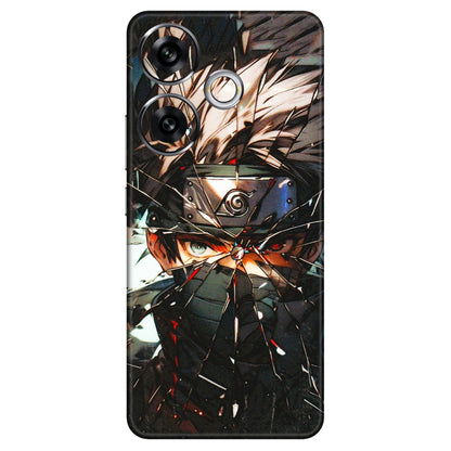 POCO Phone Skins (All Models) - Kakashi Shattered Glass Effect - 3D Embossed Finish (L-237) Poco F6 (5G)