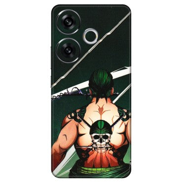 POCO Phone Skins (All Models) - Zoro Anime - 3D Embossed Finish (L-23) Poco F6 (5G)