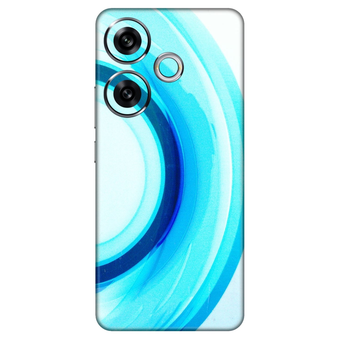 POCO Phone Skins (All Models) - The Blue Curve - 3D Embossed Finish (L-244) Poco F6 (5G)