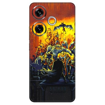 POCO Phone Skins (All Models) - Games Doodles - 3D Embossed Finish (L-24) Poco F6 (5G)
