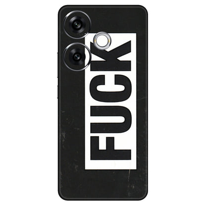 POCO Phone Skins (All Models) - The F Word - 3D Embossed Finish (L-255) Poco F6 (5G)