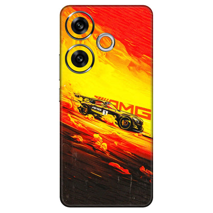 POCO Phone Skins (All Models) - AMG Car Speed Cover - 3D Embossed Finish (L-256) Poco F6 (5G)