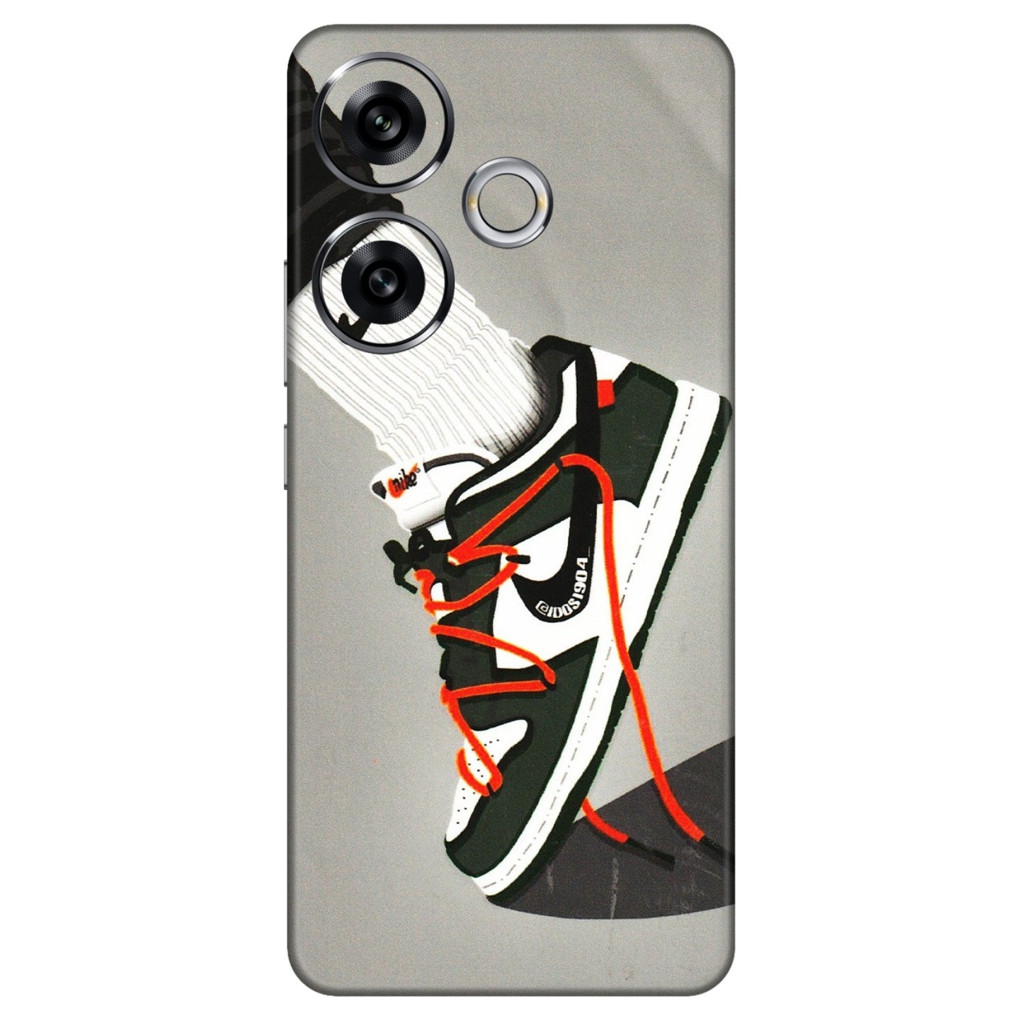 POCO Phone Skins (All Models) - New Grey Sneaker - 3D Embossed Finish (L-261) Poco F6 (5G)