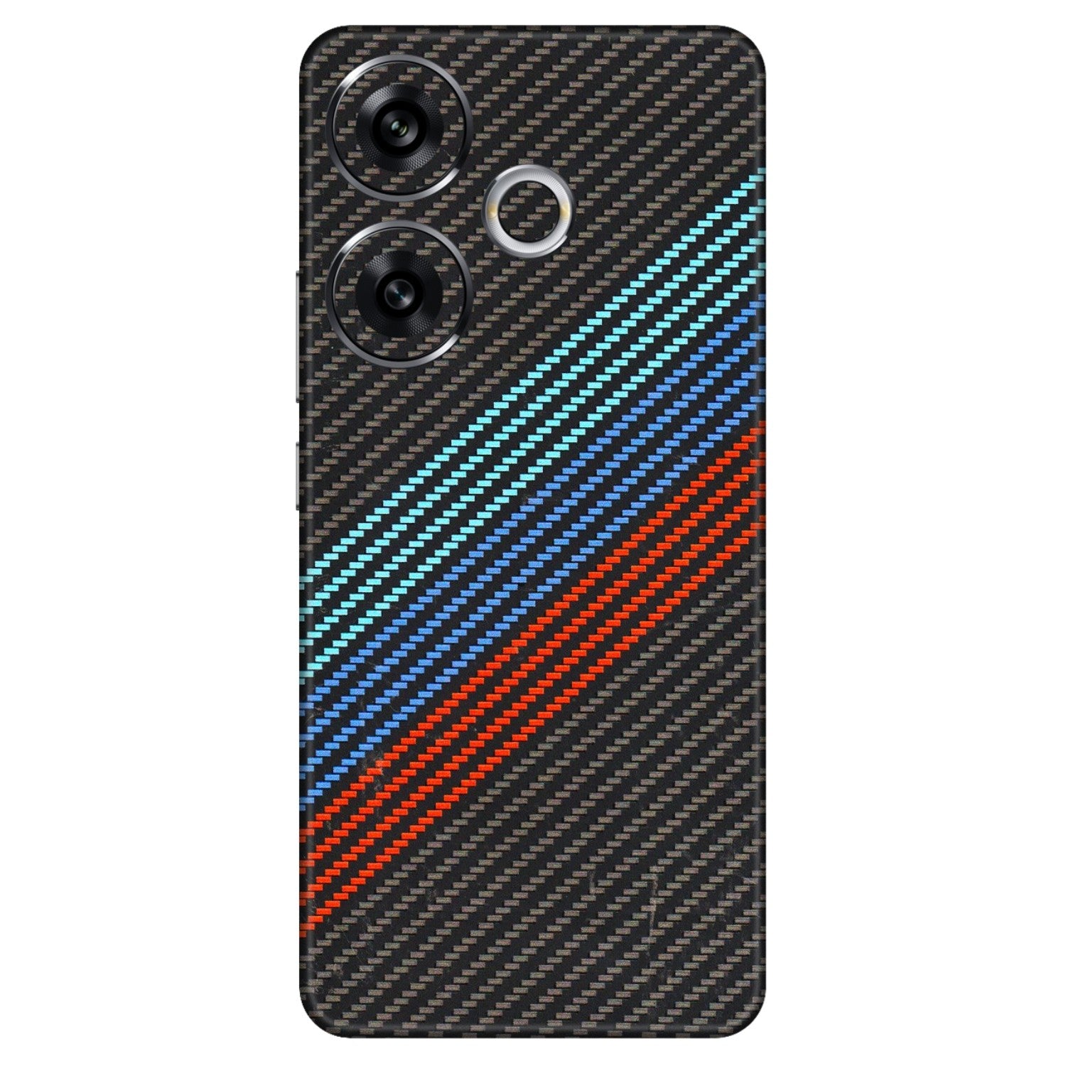 POCO Phone Skins (All Models) - Carbon BM - 3D Embossed Finish (L-302) Poco F6 (5G)